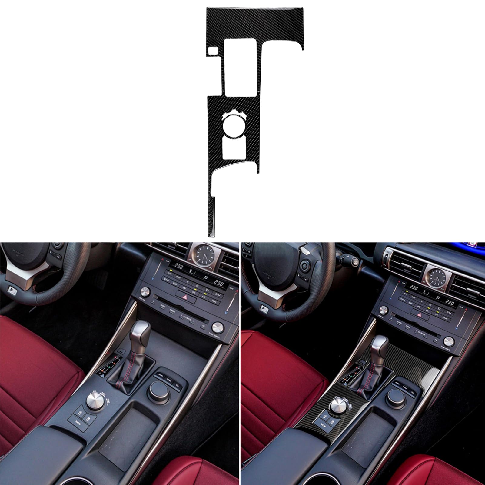 Amazon.com: NVCNX Car Center Console Gear Shift Panel Cover Decal